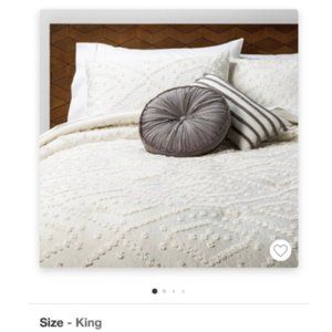 Opalhouse (Target) off white King Comforter
